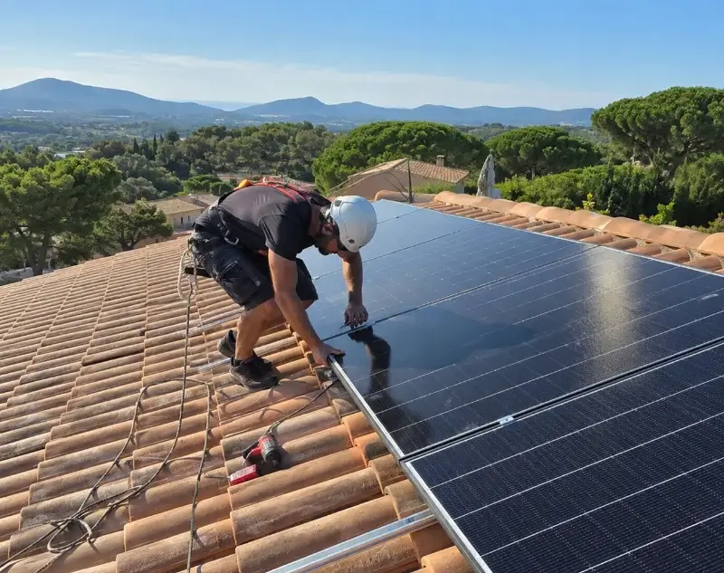 Installateur panneaux solaires Châteauneuf-les-Martigues — pose photovoltaïque sur toiture