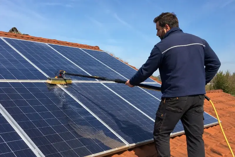 Nettoyage et entretien de panneaux solaires à Châteauneuf-les-Martigues